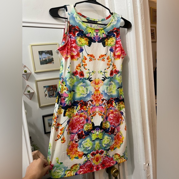 Colorful Abstract Print Mini dress from Italy - Picture 1 of 2